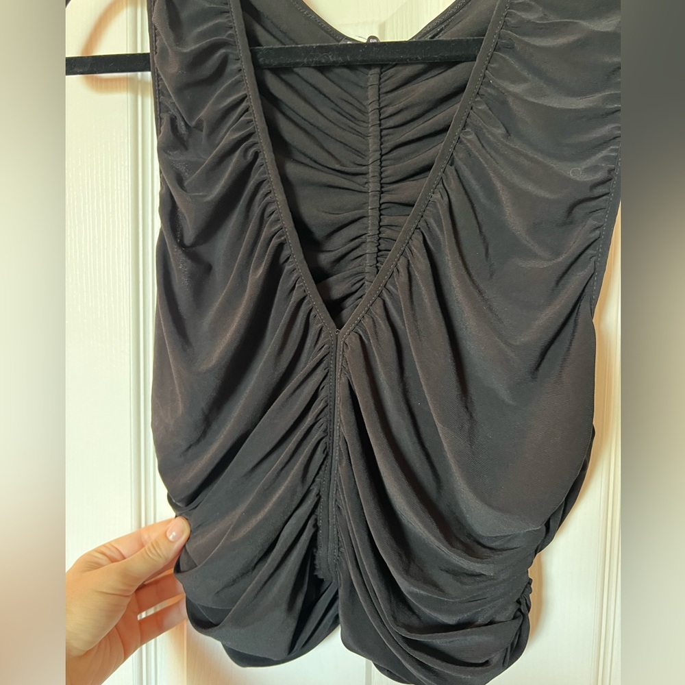 Zara Black Low Cut Tank - Picture 3 of 5